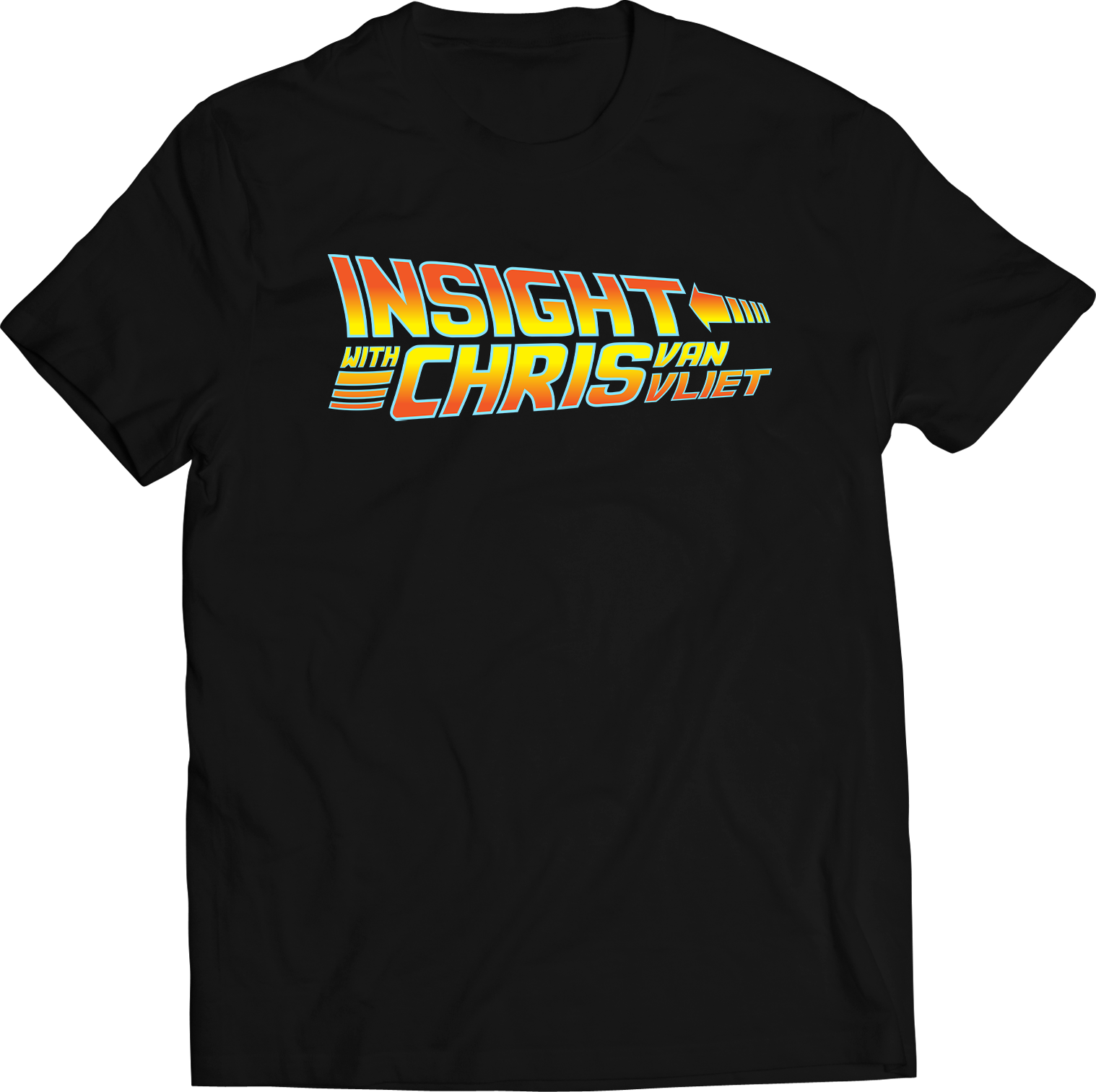 Insight With Chris Van Vliet BTTF T-Shirt (Black)